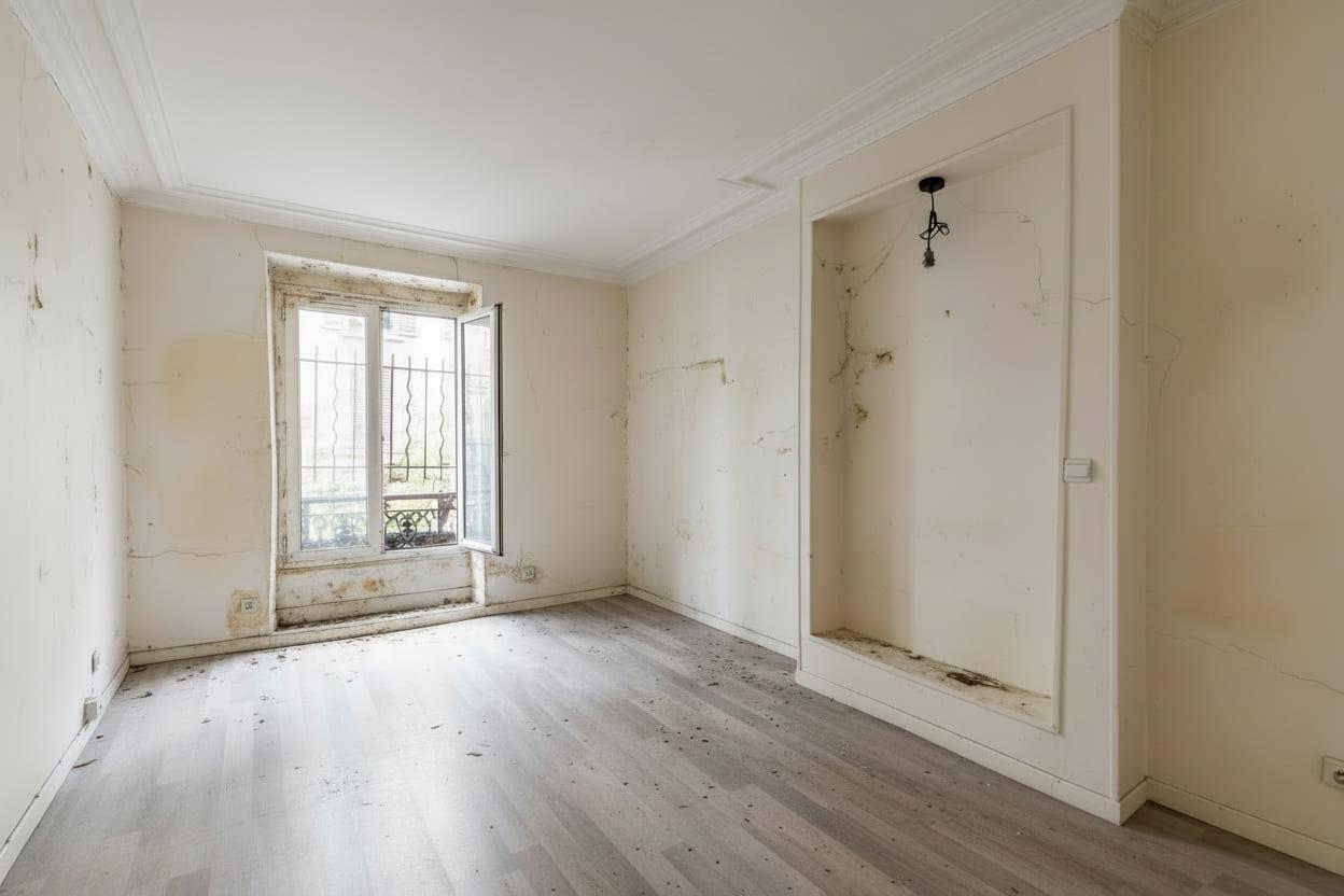 Avant rénovation — Salle de bain refaite à neuf